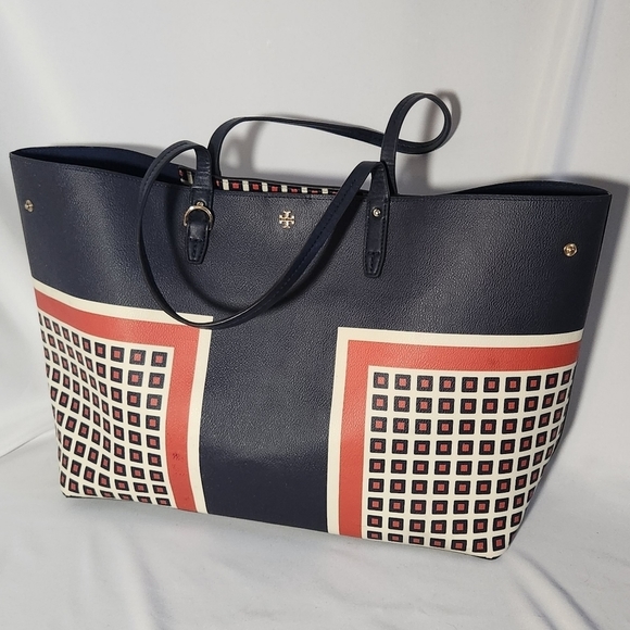 Tory Burch Handbags - Tory Burch Milano Square Kerrington Tote EUC